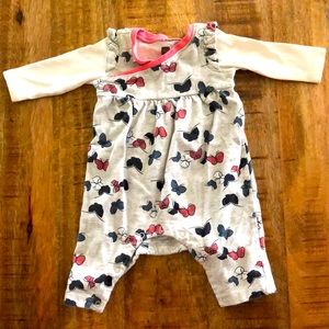 Tea Collection Butterfly Outfit, Size 0-3 months